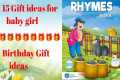 15 Gift ideas for baby girl ||