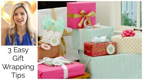 3 Easy Gift Wraping Tips: Bridal Shower Collab