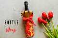 🌹Easy way Gift Wrap a Wine Bottle |