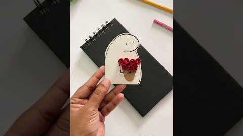 Cute gift ideas | valentines day gifts for couples ~ easy paper bouquet #diy #subscribe #craft