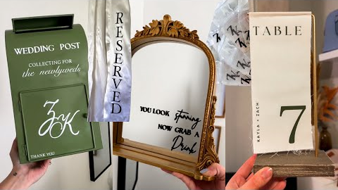 2025 WEDDING DIY SERIES | Wedding Gift Ideas, Canva Designs & Decor Reveal 💍✨2 Months to Go!
