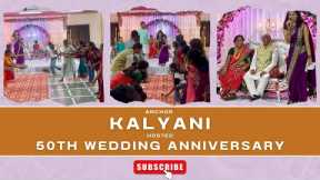 Anchor Kalyani Hosted 50th Wedding Anniversary | Home Minister Style💛✨ For Bookings: +91 91307 56512