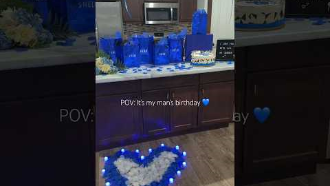 5 Senses Birthday Gifts For My Man 💙 #5sensesgift #giftideas #giftsforhim #birthdaysurprise #love