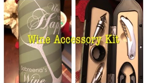 Gift Idea For Wine Lovers | Personalized Wine Accessory Kit | #shorts