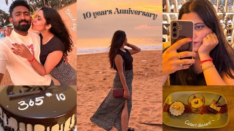 10 years Anniversary Celebration | 10 Gifts for him✨️ | Vlog | Jagruti Darekar