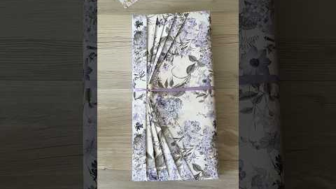 How to wrap a gift! Pleated gift wrapping idea #fyp #how #gift #giftwrapping #wrapping #byrubbia