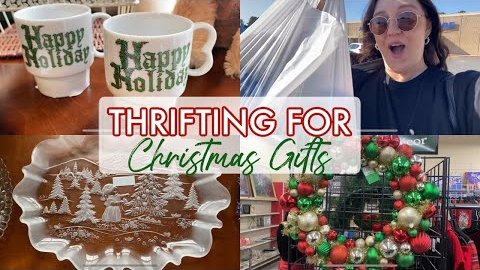 Thrift Store Gift Ideas | Thrifting for Gifts They'll Love! | Gifts On A Budget