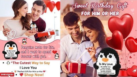 Cute Couple Anniversary, Birthday, or Christmas Present for Boyfriend, Girlfriend, Husband, or Wife