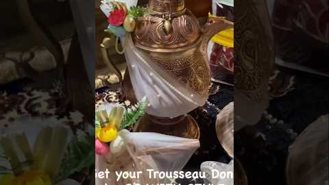 New kashmiri bridal gift 🎁 packing style # Kashmiri dulhan k wedding gifts#ytshorts