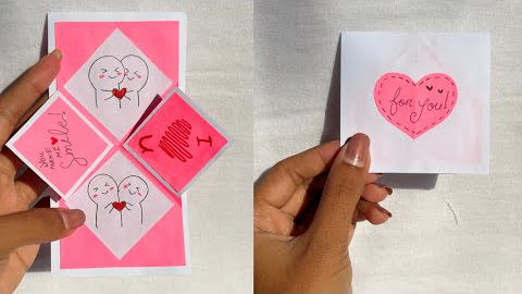 Handmade gift ideas /diy greeting card /best friend birthday gift ideas /anniversary gift ideas 