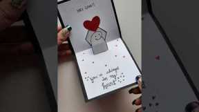 DIY Pop-Up LOVE CARD for Valentine in Minutes!