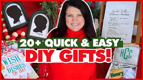 20+ DIY gift ideas (that won't break the bank!) 🌲 Handmade Christmas gifts people ACTUALLY want!