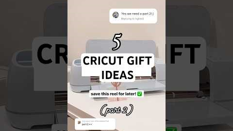 5 Cricut Gift Ideas Part 2! 🎁 #cricut #cricutideas #diygiftidea #diygifts