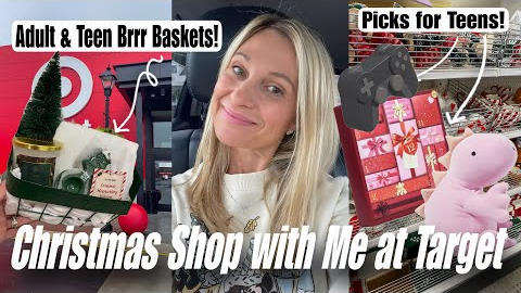 Christmas Shopping at Target! Affordable & Trendy Gifts for Teens & Adults + Brrr Basket Ideas!