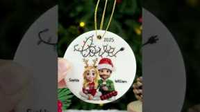 This personalized ornament is a love letter from my husband 🎄 #gifts #giftideas #couple #christmas