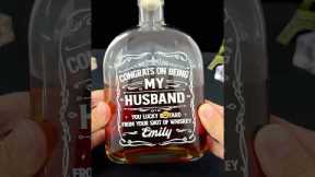 Toast our love with a personalized whiskey bottle #gifts #giftideas #giftforhusband #marriedcouples