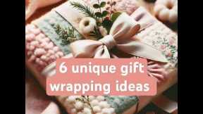 Don't miss these unique gift wrapping ideas🎁💖 #shorts #trending #couple