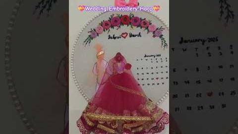 A wedding gift they’ll never forget ✨wedding embroidery #giftideas #personalisedgifts #embroidery