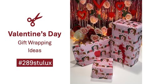 ❤️ Valentine's Day Gift Wrapping Ideas 🎁 Tutorial #giftwrapping #289stulux #diy
