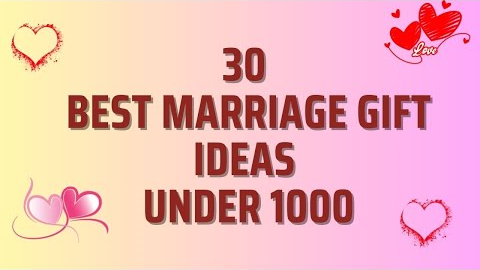 Best Marriage Gift Under 1000 | Wedding Gifts Under 1000 | Marriage Gifts Ideas @RealGiftsHub