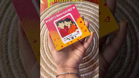 Cute Anniversary gift for him 🫶🏻❤️@Mydreamcrafter #shorts #diy #trending #youtubeshorts