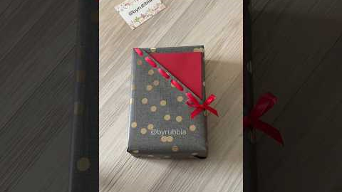 How to wrap a gift #fyp #giftwrapping #gift #giftideas #how #howto #celebration #diy #tutorial