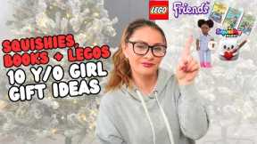 10 year old TWEEN girl gift ideas for a reader + lego lover!