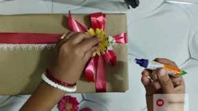 Hand painted Gift Wrap Ideas | Wedding Gift Wrap