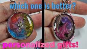 #126. Which Resin Pendant Looks Better? Personalized Gift Idea 