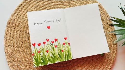 Best Card Making Idea 🌷| Mother’s Day Gift Idea | Floral Card  #mothersday