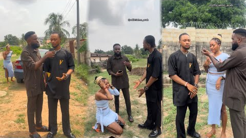 Girlfriend surprise her boyfriend with gift for their 3 years relationship anniversary loyalty test