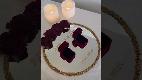 Customise Engagement Ring Tray #customized #gift #foryou #wedding #diy #weddingfavors #craft