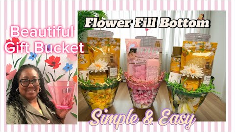 Creative and Beautiful Gift Bucket Idea #mothersday #viral #gift #easy 