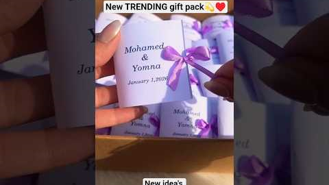 New trending gifts packing desgin 💫✨️#wedding #album #desgins #incredibleindia #trending #giftideas