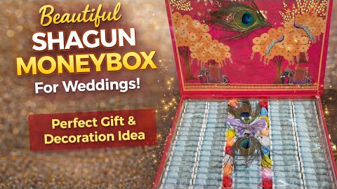 Beautiful Shagun Money Box for Weddings | DIY Wedding Gift Box Decoration Idea #crafternik #gift #yt
