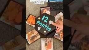 One year anniversary gift for gf/bf | 1st anniversary gift ideas