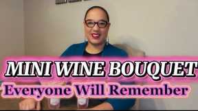 Easy DIY Mini Wine Bottle Gift Idea For Valentines Day #viral #giftidea #galentinesday 