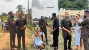 Girlfriend surprise her boyfriend with gift for their 3 years relationship anniversary loyalty test