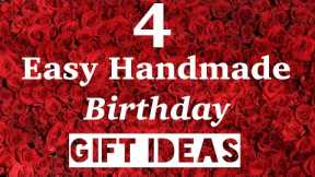 4 Easy Handmade Birthday Gift Ideas/Beautiful Handmade Gift Ideas For Birthday@ArtCraftByTulsi 