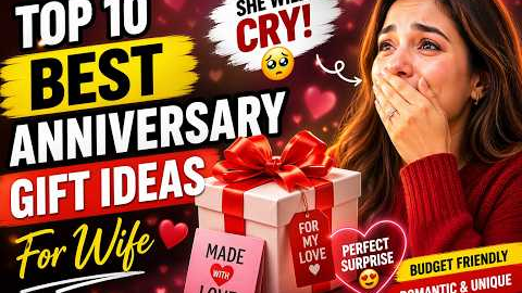Top 10 Best Anniversary Gift Ideas for Wife 😍 | Romantic Surprise gift For Wife 2026