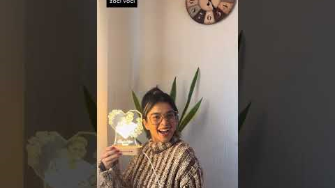 Personalized Gift For Valentine's Day - Engraved Photo Lamp