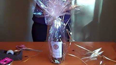 WINE BOTTLE GIFT - A BEAUTIFUL PRESENTATION