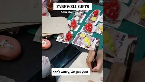 the cutest farewell gifts #farewell #farewellgifts dm to order