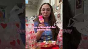 Open my Valentine’s Day gifts with me 🩷💌 #teacher  If you’re reading this, go watch part 1 ☺️