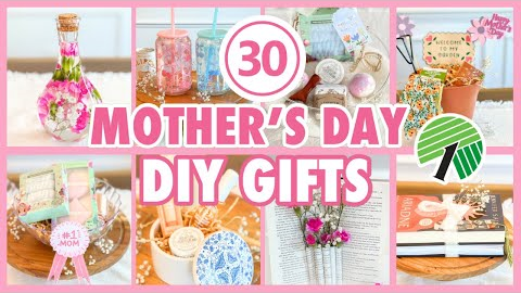 30 Mothers Day DIY Gifts! Quick & Easy Mothers Day Gift ideas 2025
