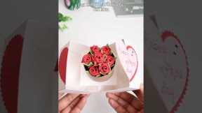Surprise Mother's day Gift idea with JUST PAPER 💐✨ #diy