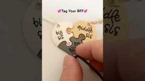 This isn’t just a necklace, it’s a promise I made to my bestie 💖#bff #besties  #necklace #gifts
