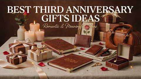 20 Best 3rd Anniversary Gift Ideas 🎁 Romantic, Meaningful & Traditional Gifts
