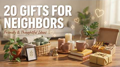 20 Best Gifts for Neighbors 🎁 Thoughtful, Friendly & Useful Gift Ideas