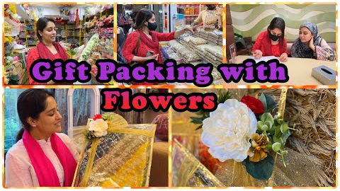 How I pack Gifts with Flowers | Khazana Mil Gaya 😍| Aaj Ki Checklist Complete✅
